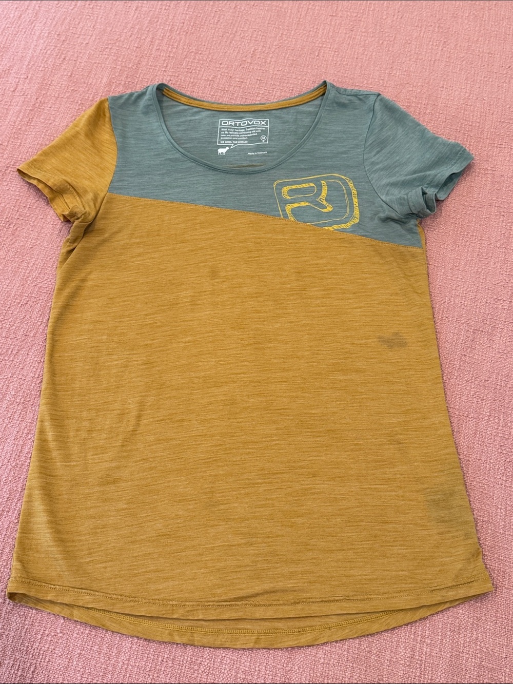 Merino blend base layer med wm’s Short Sleeve t-shirt - stained